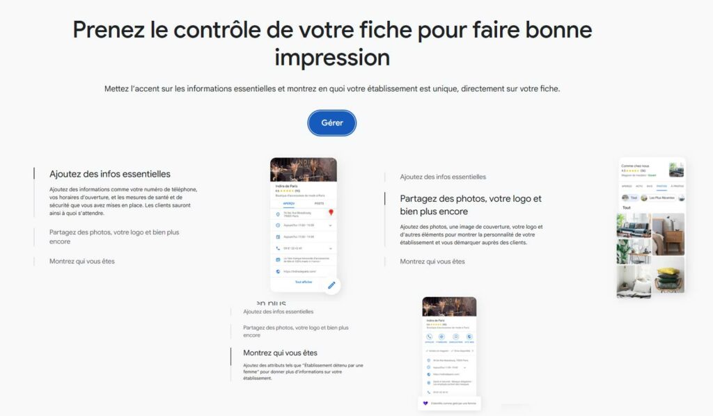 comment inscrire sa societe sur google business profile