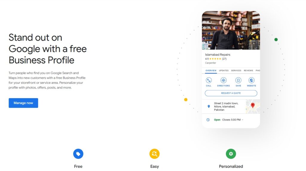 free google business profile